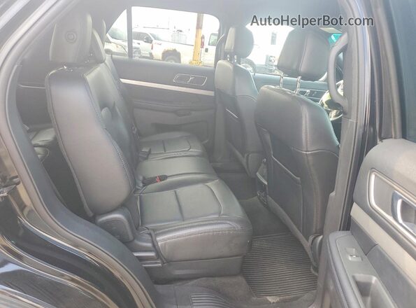 1FM5K7DHXHGA86277 2017 FORD EXPLORER Black Вид задньої частини салону
