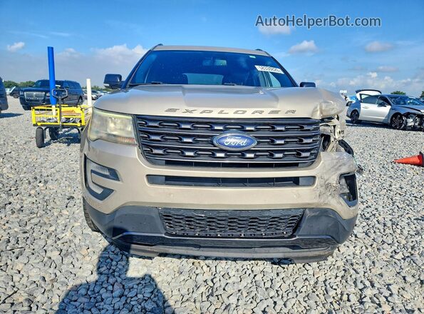 1FM5K7DHXHGD00197 2017 FORD EXPLORER Cream Vista frontal