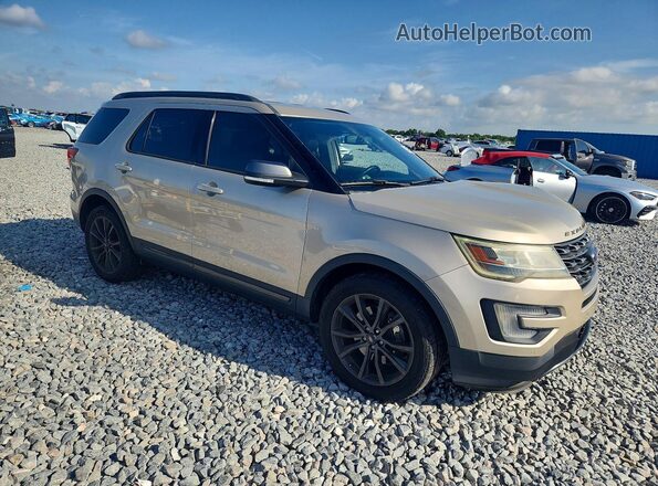 1FM5K7DHXHGD00197 2017 FORD EXPLORER Cream Delantero derecho