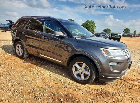 1FM5K7DHXKGA75562 2019 FORD EXPLORER Gray წინა მარჯვენა