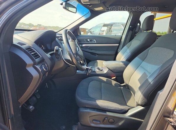 1FM5K7DHXKGA75562 2019 FORD EXPLORER Gray წინა სალონის ხედი