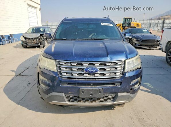 1FM5K7F80GGC90310 2016 FORD EXPLORER Синий Вид спереди