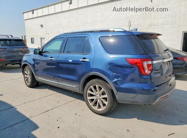 1FM5K7F80GGC90310 2016 FORD EXPLORER Синий Задняя левая четверть