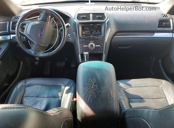 1FM5K7F80GGC90310 2016 FORD EXPLORER Синий Вид панели приборов