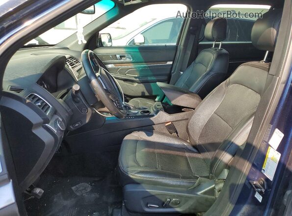 1FM5K7F80GGC90310 2016 FORD EXPLORER Синий Вид салона спереди