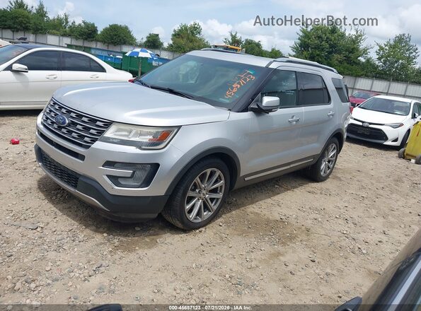 1FM5K7F80HGC22798 2017 FORD EXPLORER Gray წინა მარცხენა ხედი სამი მეოთხედიდან