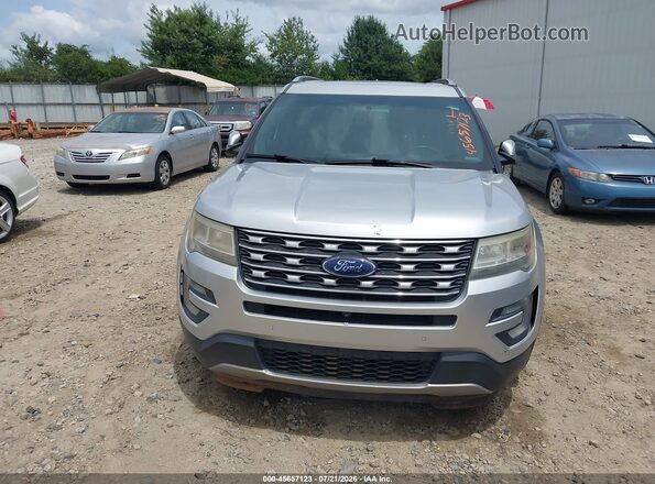 1FM5K7F80HGC22798 2017 FORD EXPLORER Gray წინა ხედი