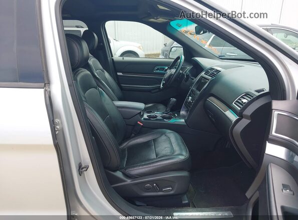 1FM5K7F80HGC22798 2017 FORD EXPLORER Gray წინა სალონის ხედი