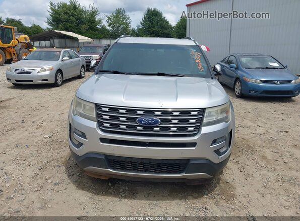 1FM5K7F80HGC22798 2017 FORD EXPLORER Gray ხელსაწყოთა პანელის ხედი
