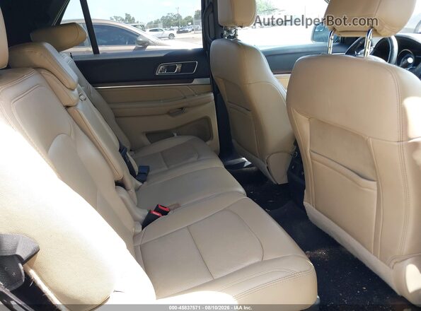 1FM5K7F80HGC34045 2017 FORD EXPLORER Gray Vista de la etiqueta del VIN