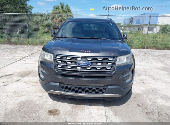 1FM5K7F80HGC34045 2017 FORD EXPLORER Gray Vista del cuadro de instrumentos