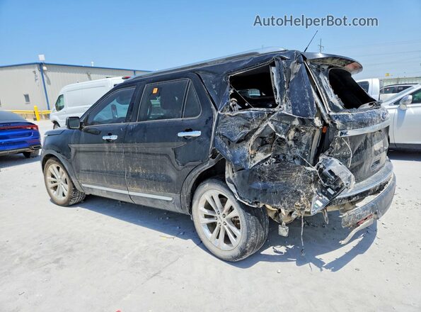 1FM5K7F80JGC26999 2018 FORD EXPLORER Черный Задняя левая четверть