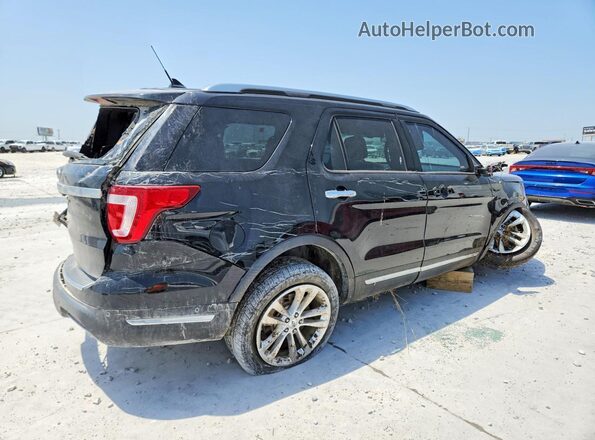 1FM5K7F80JGC26999 2018 FORD EXPLORER Черный Задняя правая четверть