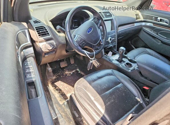 1FM5K7F80JGC26999 2018 FORD EXPLORER Черный Вид панели приборов