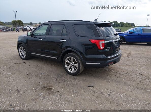 1FM5K7F80KGA64180 2019 FORD EXPLORER Black Trasero izquierdo