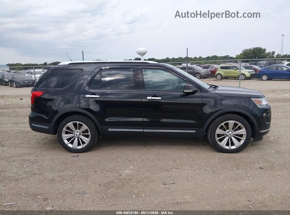 1FM5K7F80KGA64180 2019 FORD EXPLORER Black Vista interior trasera
