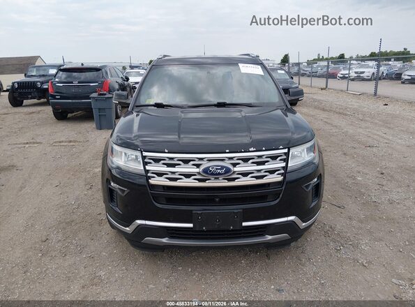 1FM5K7F80KGA64180 2019 FORD EXPLORER Black Vista del cuadro de instrumentos