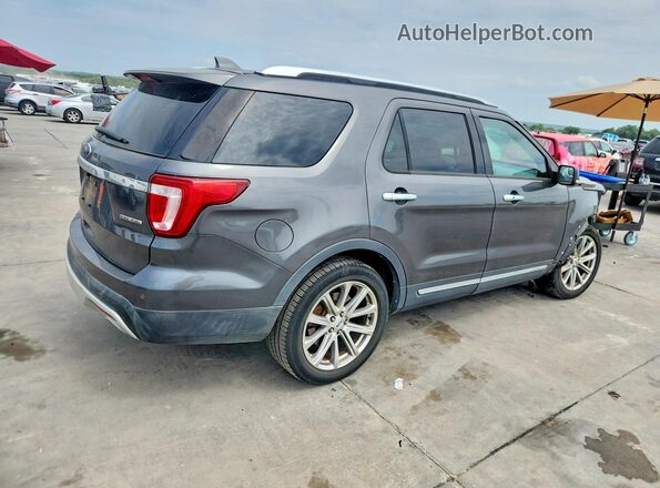 1FM5K7F81GGA44740 2016 FORD EXPLORER Gray Задня права чверть