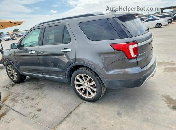 1FM5K7F81GGA44740 2016 FORD EXPLORER Gray Задня ліва чверть