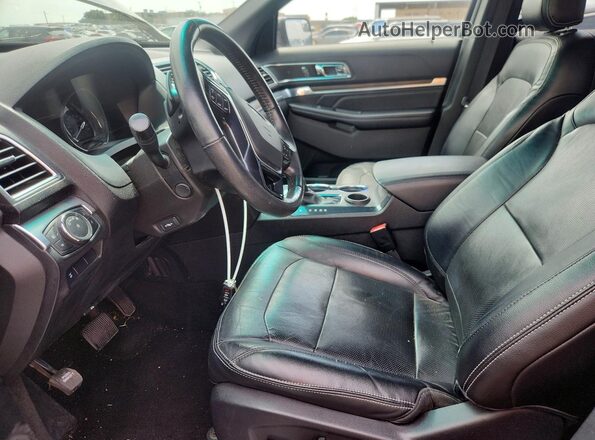 1FM5K7F81GGA44740 2016 FORD EXPLORER Gray Вид салону спереду