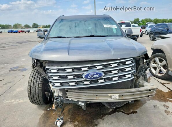 1FM5K7F81GGA44740 2016 FORD EXPLORER Gray Вид спереду