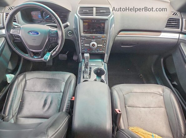 1FM5K7F81GGA44740 2016 FORD EXPLORER Gray Вид панелі приладів