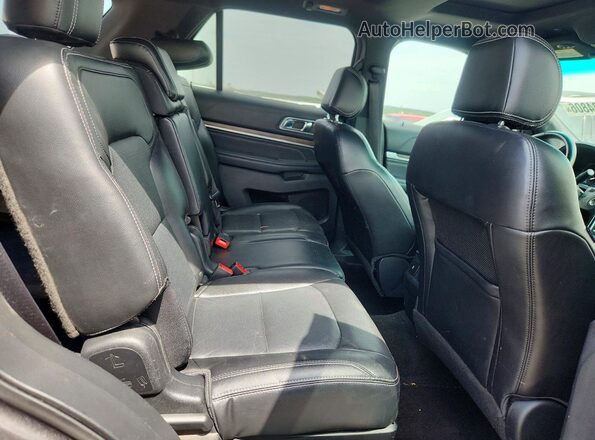 1FM5K7F81GGA44740 2016 FORD EXPLORER Gray Вид задньої частини салону