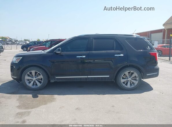 1FM5K7F81JGA70097 2018 FORD EXPLORER Черный Панорамный вид салона 360°