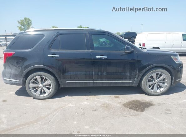 1FM5K7F81JGA70097 2018 FORD EXPLORER Черный Вид задней части салона