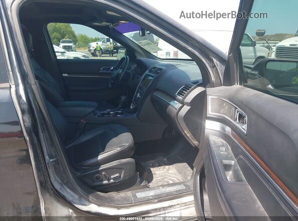 1FM5K7F81JGA70097 2018 FORD EXPLORER Черный Вид салона спереди