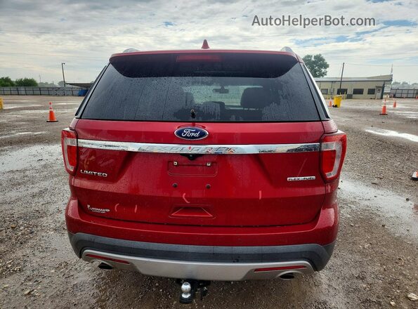 1FM5K7F82GGA43628 2016 FORD EXPLORER Темно-бордовый Вид сзади