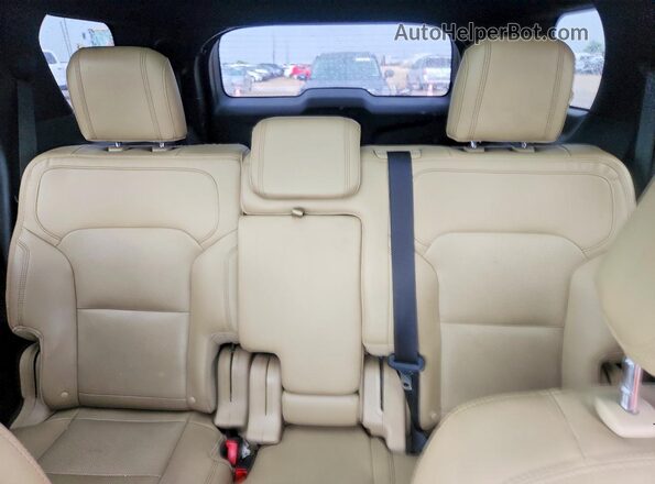 1FM5K7F82GGA43628 2016 FORD EXPLORER Темно-бордовый Вид задних сидений