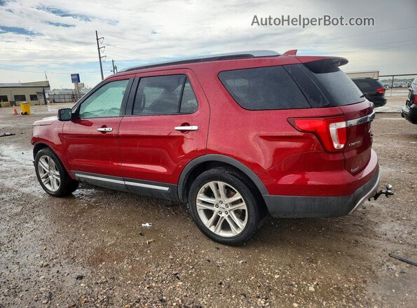 1FM5K7F82GGA43628 2016 FORD EXPLORER Темно-бордовый Задняя левая четверть