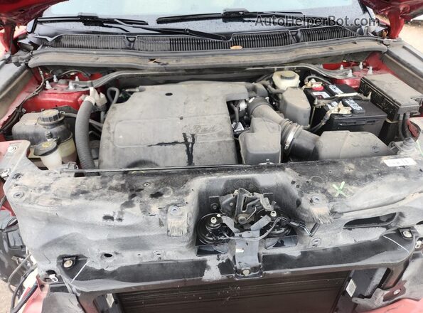 1FM5K7F82GGA43628 2016 FORD EXPLORER Темно-бордовый Вид подкапотного пространства