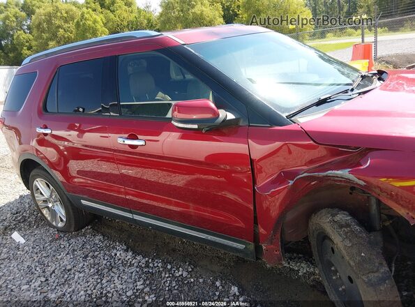 1FM5K7F82GGA75799 2016 FORD EXPLORER Red Панорамний вид салону 360°