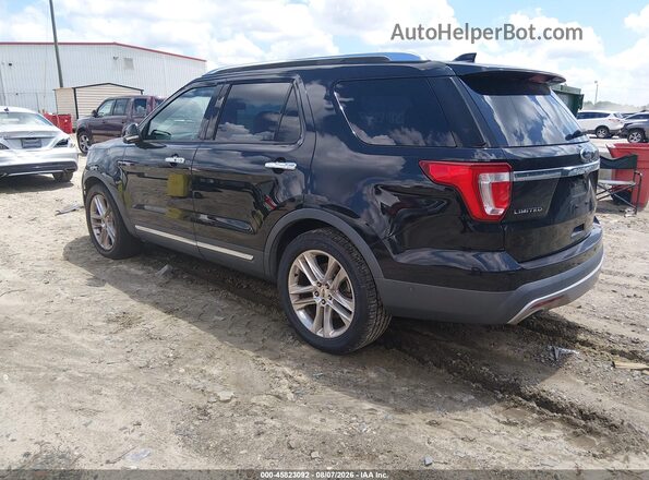 1FM5K7F82GGB08915 2016 FORD EXPLORER Black Tył lewy