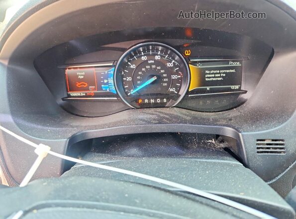 1FM5K7F82HGC37707 2017 FORD EXPLORER Black ხელსაწყოთა პანელის ხედი