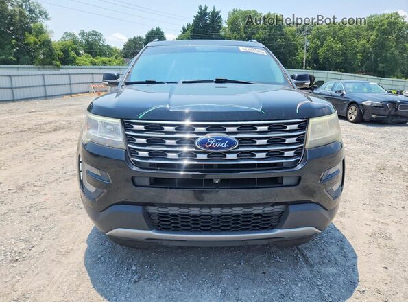 1FM5K7F82HGC37707 2017 FORD EXPLORER Black წინა ხედი