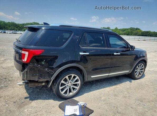 1FM5K7F82HGC37707 2017 FORD EXPLORER Black უკანა მარჯვენა