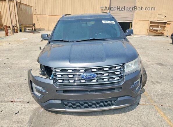 1FM5K7F82HGD22143 2017 FORD EXPLORER Серый Вид спереди