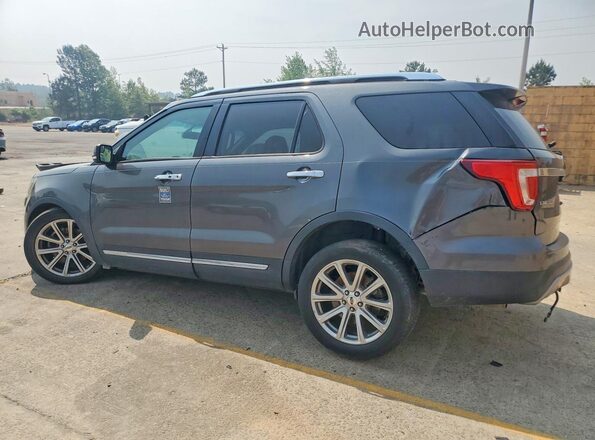 1FM5K7F82HGD22143 2017 FORD EXPLORER Серый Задняя левая четверть