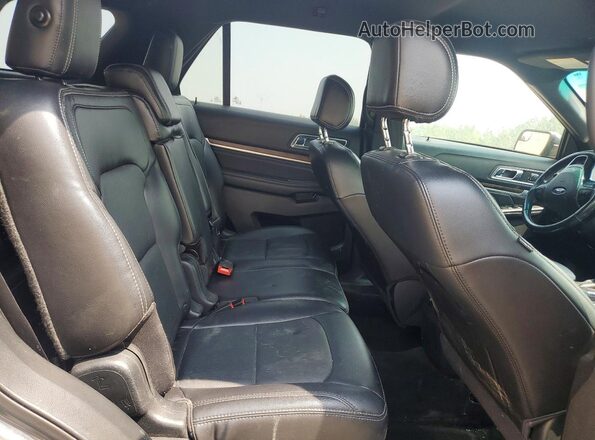 1FM5K7F82HGD22143 2017 FORD EXPLORER Серый Вид задней части салона