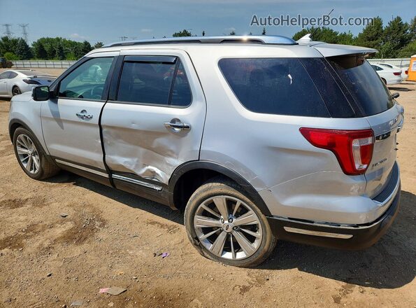 1FM5K7F82JGB66675 2018 FORD EXPLORER Silver Задня ліва чверть
