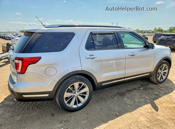 1FM5K7F82JGB66675 2018 FORD EXPLORER Silver Задня права чверть