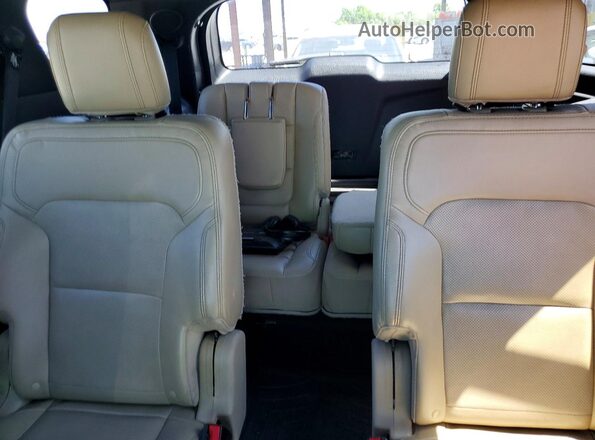 1FM5K7F83GGA95320 2016 FORD EXPLORER Gray უკანა სავარძლების ხედი