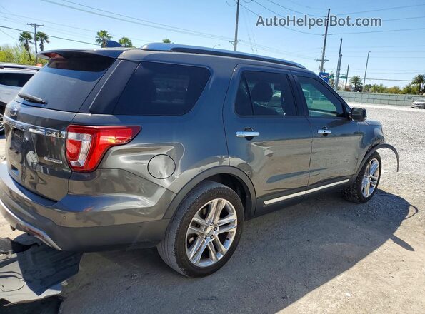 1FM5K7F83GGA95320 2016 FORD EXPLORER Gray უკანა მარჯვენა