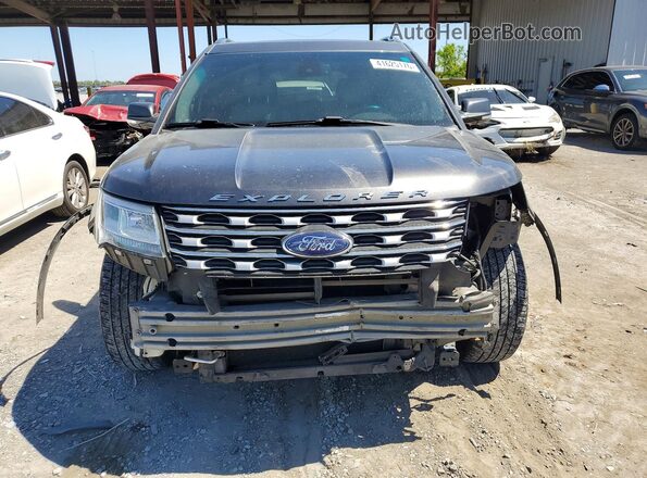 1FM5K7F83GGA95320 2016 FORD EXPLORER Gray წინა ხედი