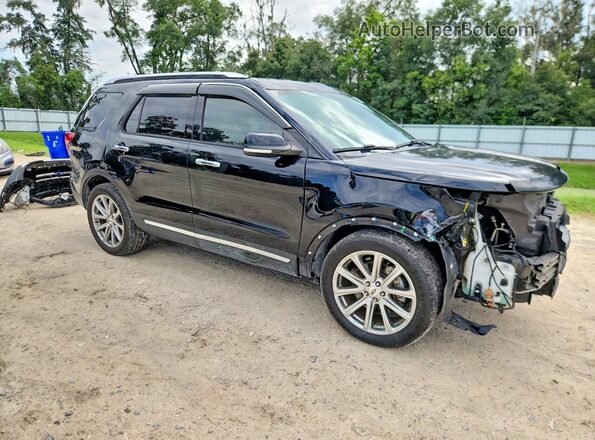1FM5K7F84HGC23873 2017 FORD EXPLORER Black Передня права чверть