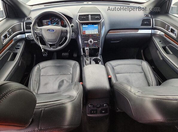 1FM5K7F84HGD40224 2017 FORD EXPLORER Black წინა პანელის ხედი