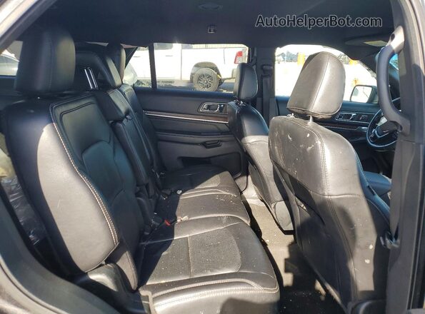 1FM5K7F84KGB49362 2019 FORD EXPLORER Black Вид задньої частини салону